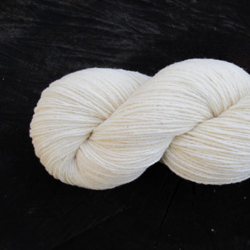 Écheveau laine à tricoter mérinos française écrue Bellelaine